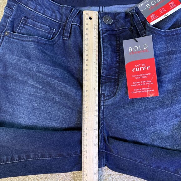 Bold Elements Cut To Curve Women's Skinny Jeans Size 12 Tummy Control NWT F292 - Picture 12 of 15